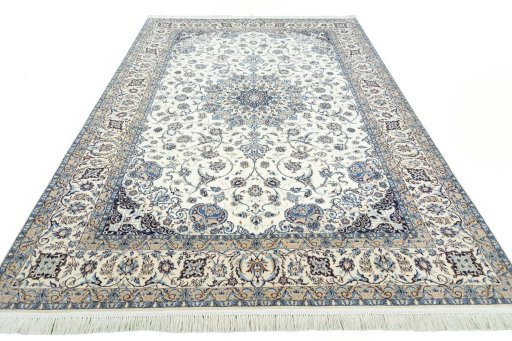 Surface texture of New Nain rug with natural Cork and intricate pattern