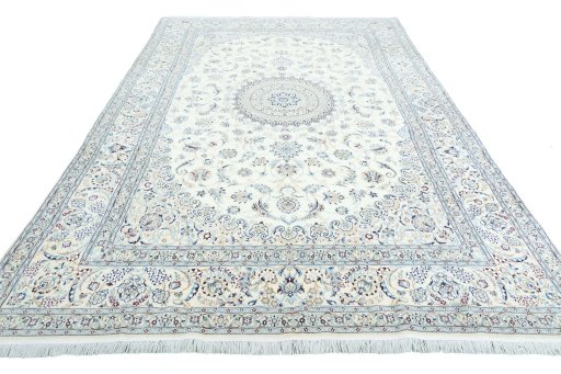 Surface texture of New Nain rug with natural Cork and intricate pattern