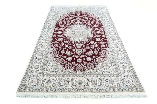 Surface texture of New Nain rug with natural Cork and intricate pattern