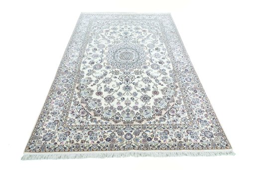 Surface texture of New Nain rug with natural Cork and intricate pattern