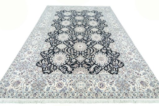 Surface texture of New Nain rug with natural Cork and intricate pattern