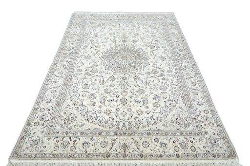 Surface texture of New Nain rug with natural Cork and intricate pattern
