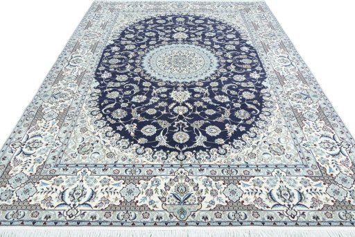 Surface texture of New Nain rug with natural Cork and intricate pattern