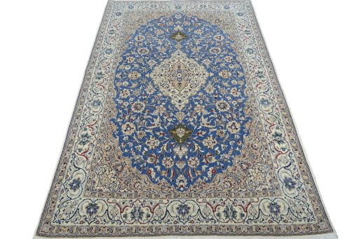 Surface texture of New Nain rug with natural Cork and intricate pattern