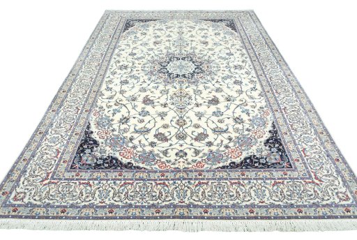 Surface texture of New Nain rug with natural Cork and intricate pattern