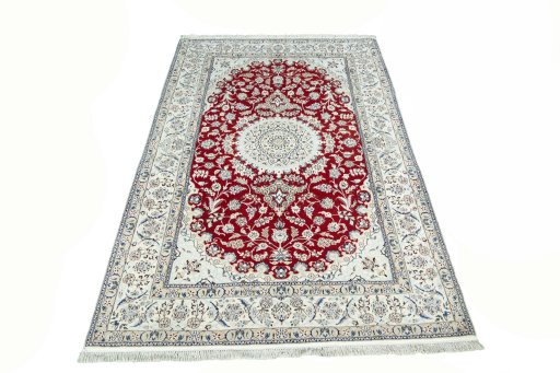 Surface texture of New Nain rug with natural Cork and intricate pattern