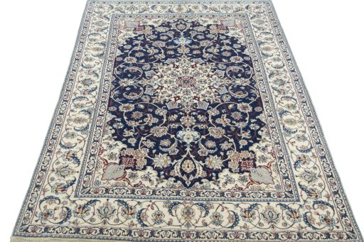 Surface texture of New Nain rug with natural Cork and intricate pattern