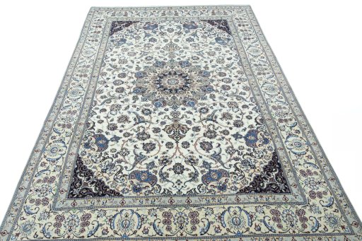 Surface texture of New Nain rug with natural Cork and intricate pattern