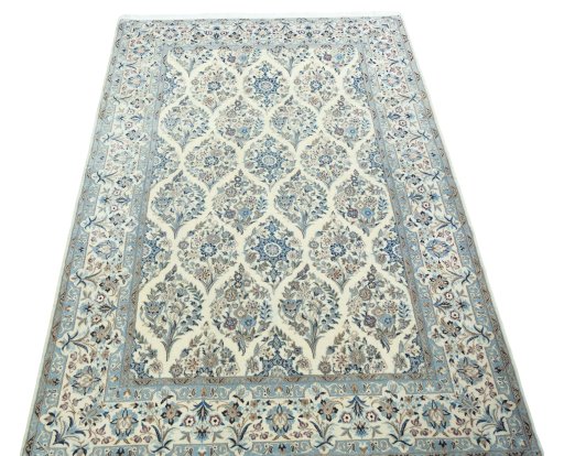 Surface texture of New Nain rug with natural Cork and intricate pattern