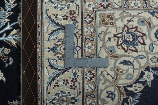 Surface texture of New Nain rug with natural Cork and intricate pattern
