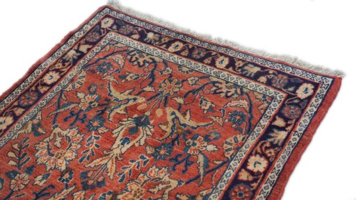 Central medallion detail of New Sarough rug from Iran / Persia