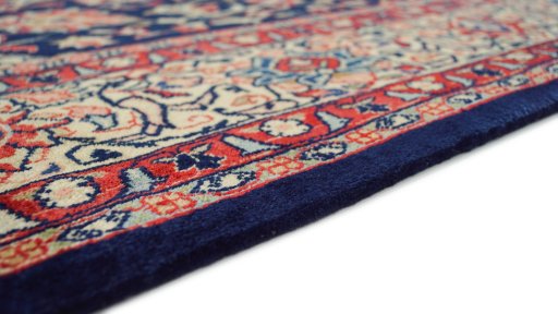 Central medallion detail of New Sarough rug from Iran / Persia
