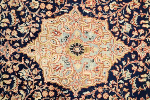 Central medallion detail of New Sarough rug from Iran / Persia