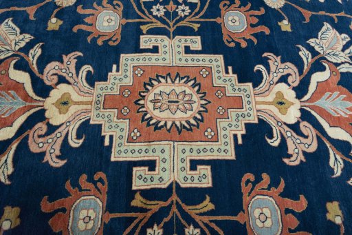 Central medallion detail of New Sarough rug from Iran / Persia