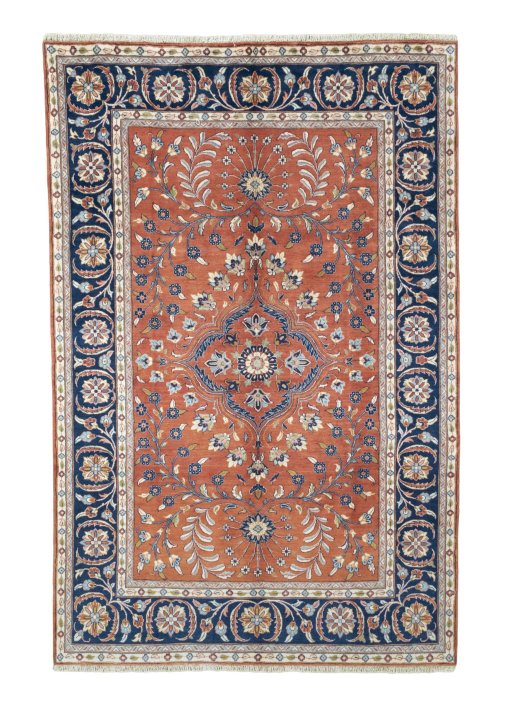 Full view of New Sarough rug from Iran / Persia, 311 × 204 cm in Red tones