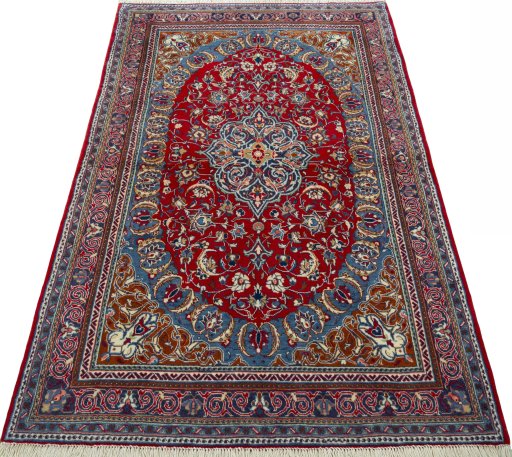 Surface texture of 2000s Sarough rug with natural Cork and intricate pattern