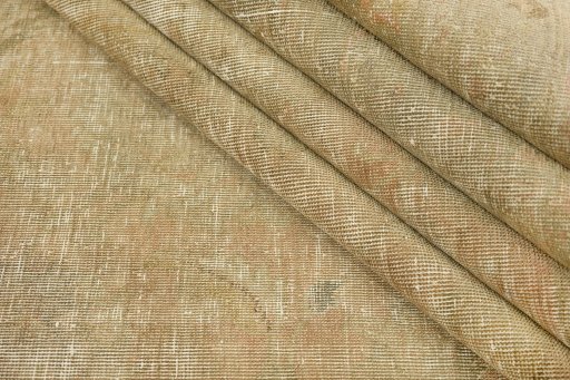 Full view of 1940s Tabriz rug from Iran / Persia, 398 × 288 cm in Brown tones