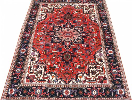 Surface texture of New Tabriz rug with natural Cork and intricate pattern