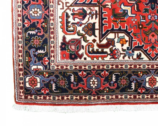 Central medallion detail of New Tabriz rug from Iran / Persia