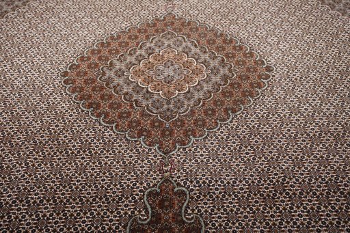 Central medallion detail of New Tabriz rug from Iran / Persia
