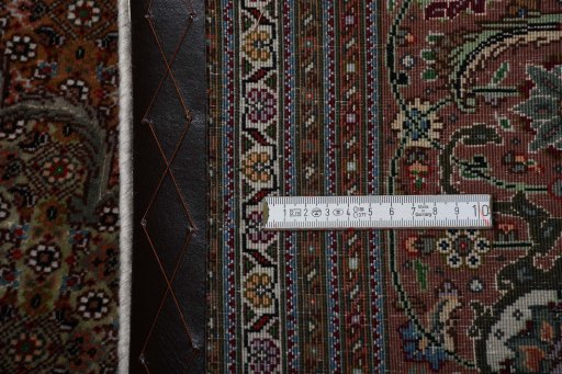 Central medallion detail of New Tabriz rug from Iran / Persia