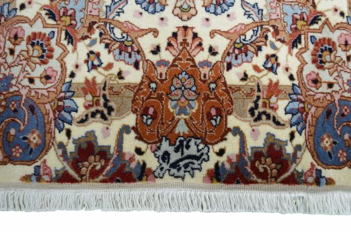 Central medallion detail of New Tabriz rug from Iran / Persia