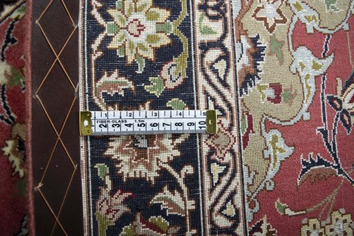 Central medallion detail of New Tabriz rug from Iran / Persia