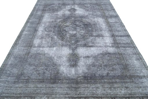 Surface texture of 1970s Tabriz rug with natural Wool and intricate pattern