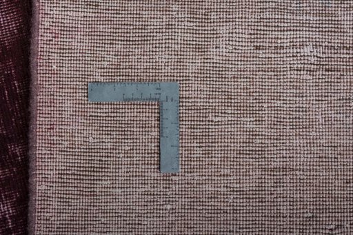 Close-up detail of 1970s Tabriz rug from Iran / Persia showing Wool weave