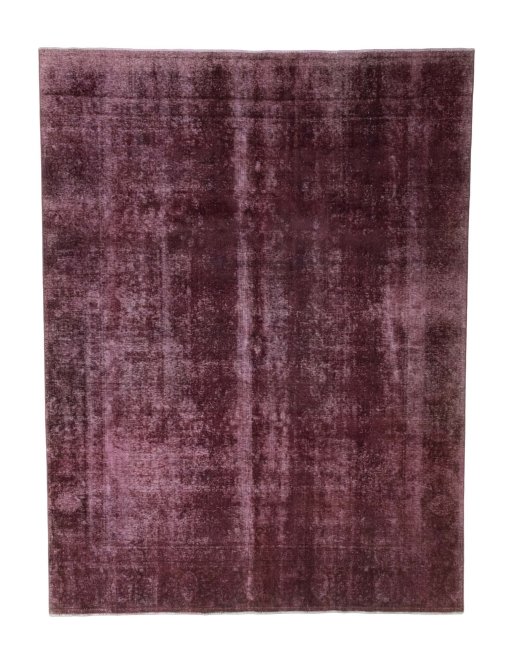 Full view of 1970s Tabriz rug from Iran / Persia, 368 × 280 cm in Red tones