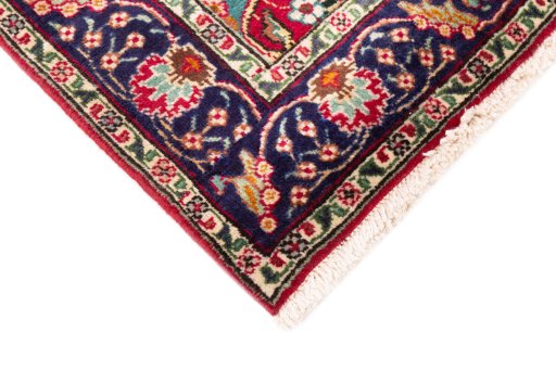 Central medallion detail of 2002s Tabriz rug from Iran / Persia