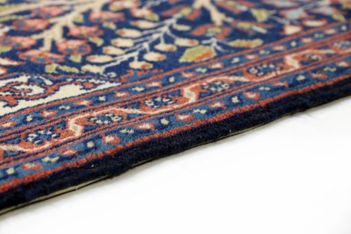 Central medallion detail of 2000s Tabriz rug from Iran / Persia