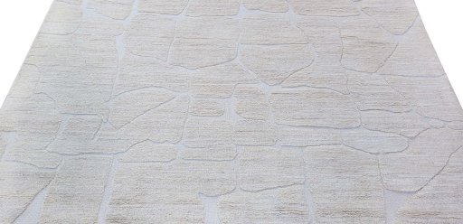 Surface texture of New Morocco rug with natural Wool and intricate pattern