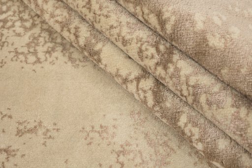 Close-up detail of New Organic rug from Turkey showing Wool weave