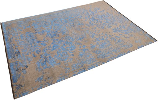 Close-up detail of New Organic rug from Turkey showing Wool weave