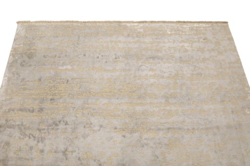 Surface texture of New Organic rug with natural Wool and intricate pattern