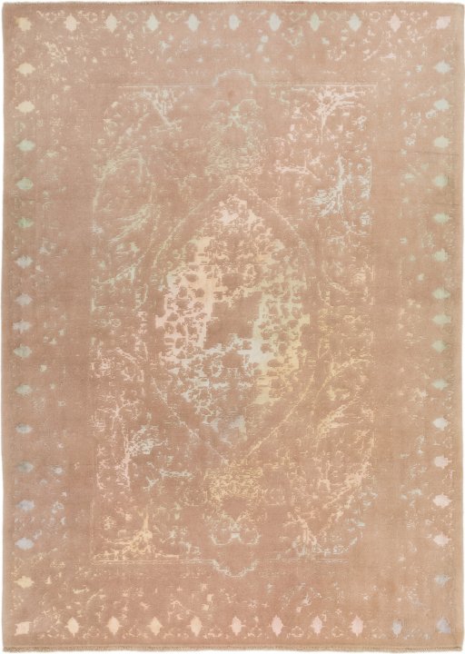 Full view of New Organic rug from Turkey, 300 × 215 cm in Beige tones