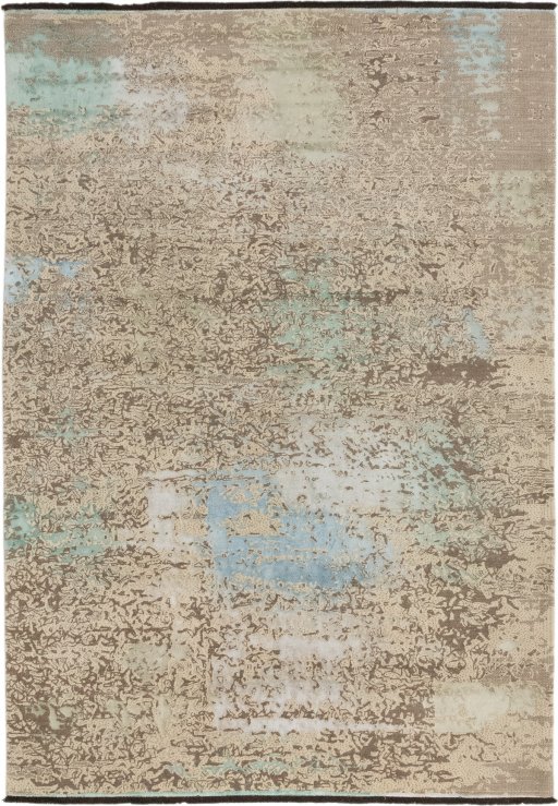 Full view of New Organic rug from Turkey, 301 × 212 cm in Gray tones