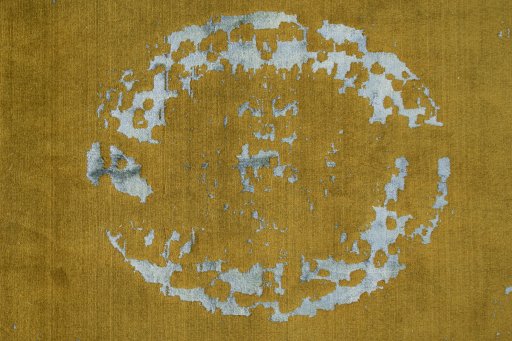Central medallion detail of New Organic rug from Turkey