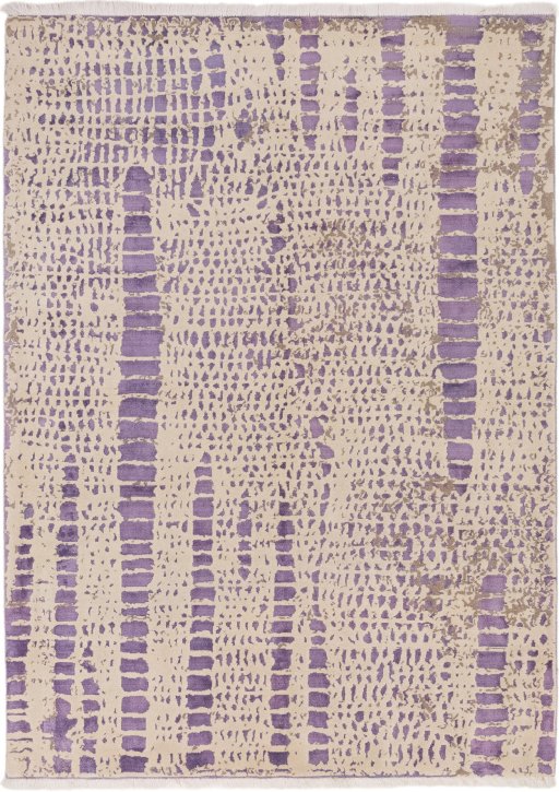 Full view of New Organic rug from Turkey, 239 × 170 cm in Purple tones