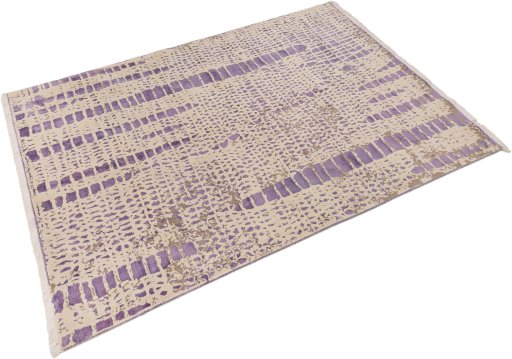 Close-up detail of New Organic rug from Turkey showing Wool weave