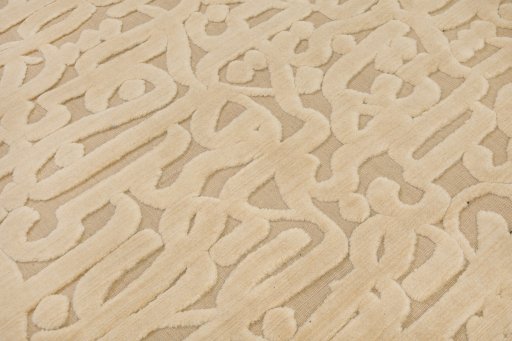 Full view of New Organic rug from Turkey, 295 × 190 cm in Beige tones