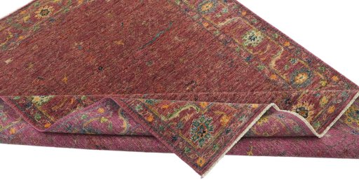Central medallion detail of New Farahan rug from Pakistan