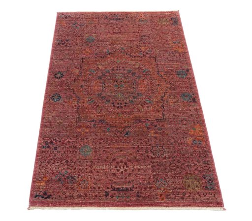 Surface texture of New Mamluk rug with natural Wool and intricate pattern