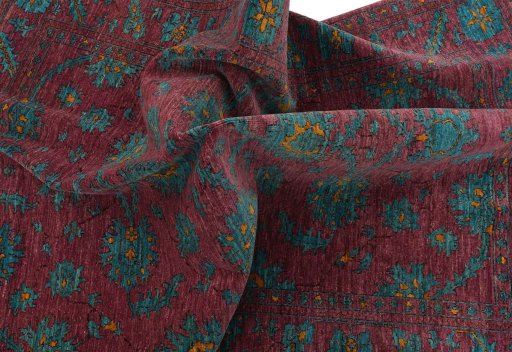 Full view of New Farahan rug from Pakistan, 235 × 175 cm in Red tones