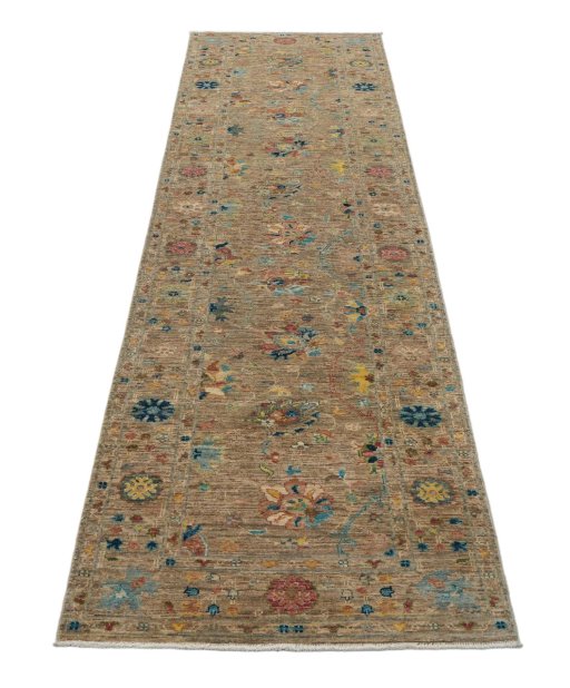 Surface texture of New Farahan rug with natural Wool and intricate pattern