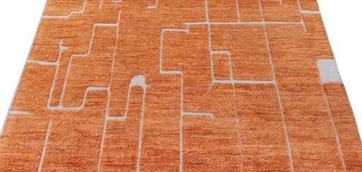 Surface texture of New Morocco rug with natural Wool and intricate pattern
