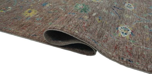 Close-up detail of New Farahan rug from Pakistan showing Wool weave