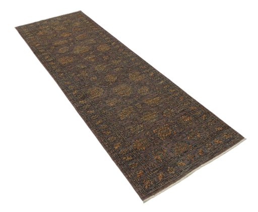 Corner detail of New Farahan rug showing border pattern and Wool pile