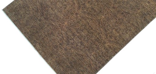 Backside of handmade New Farahan rug showing knot structure and weave density